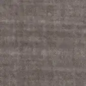 Velvet fabric sample, gray-brown tone, uniform matte texture with subtle mottling and a dense pile, displaying a slightly distressed appearance.