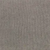 Fleck Eco fabric sample, gray-brown tone, dense granular weave with speckled texture; Borzalino fabric series K5260.