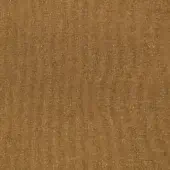 Borzalino fabric sample, golden-brown fleck eco k5260, tight woven texture with dark flecks, matte finish, product label visible.