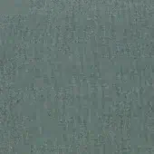 Borzalino fabric sample, gray-green woven texture, flecked pattern, matte finish, visible label details “fleck eco k5260 – 26”.
