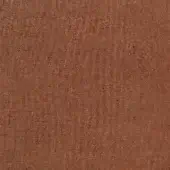 Terracotta fabric sample with a tight weave, speckled texture, and matte finish; label reads "borzalino fleck eco k5260-34".