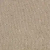 Borzalino fabric sample, beige linen blend, exhibiting flecked texture with horizontal grain and product label detail.