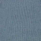 Borzalino fabric sample, blue-gray heathered weave, flecked texture with beige inclusions, matte finish, labeled “fleck eco k5260”.