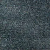Teal woven fabric texture with gold flecks, displaying a granular surface and horizontal directional weave, matte finish.