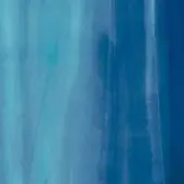 Borzalino Lagune Velvet 71253 fabric, Klein blue, displays a dense, plush pile with subtle vertical grain and watercolor-like streaks.