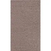 Gros grain ribbon, muted taupe color, tightly woven horizontal texture with straight edges and a matte finish, fabric detail.