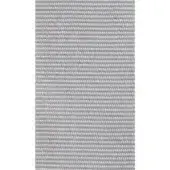 Gros grain ribbon, light gray, with a tightly woven horizontal rib texture and cleanly finished edges for durable refined detail.