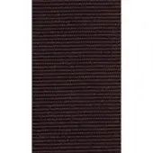 Dark brown grosgrain ribbon with a horizontal ribbed texture, identified as “borzalino 4519”, displayed against a white backdrop.
