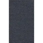 Dark gray grosgrain ribbon with a horizontal ribbed texture, displaying a dense weave and cleanly finished edges; Borzalino 4528.