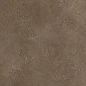 Distressed leather texture in muted rust tone, featuring a dense, short pile and granular matte finish; identified as borzalino rustico leather.