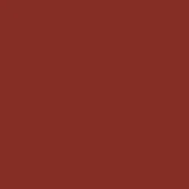 Terracotta ceramic color sample displaying “bloody mary ncs s4550 y80r” text, matte finish, minimalist composition, red hue.