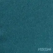 Norfolk petrolio fabric, petrol green woven texture with silver threads, dense weave from Vescom’s “b” collection by miniforms.