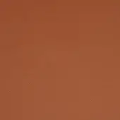 Fabric swatch in matte brick red with a fine, granular texture resembling pebbled leather, displaying tonal variations and a densely woven appearance.