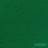 Green perforated fabric swatch with woven texture, displaying “VESODM” text, from Miniforms’ “b” collection “wilson prato field” fabrics range.