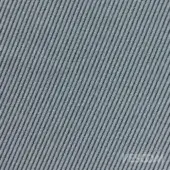 Woven fabric texture, gray-blue tone, diagonal striped pattern with raised ridges, smooth matte finish, consistent thread density.