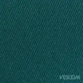 Petrolio blue-green Vescom Harding fabric texture with diagonal ribbing, matte finish, and dense weave for upholstery applications.