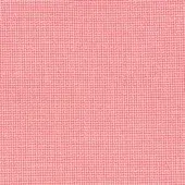 Coral-red textile pattern with square perforations, dense pixelated effect, matte finish; Maharam metric 43 galah fabric sample.