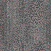 Chaotic texture pattern in gray, orange, green, and blue tones, composed of irregular pixelated shapes with seamless, granular visual structure.