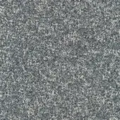 Sahco Petrolio fabric sample, petrol green and gray, dense granular texture with mottled effect, woven looped construction.