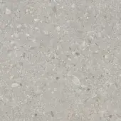 Ceppo di Gré porcelain stoneware texture with light gray base, mottled granular pattern, and embedded white, beige, and brown fragments.