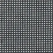 Black Vienna straw pattern with grid structure, featuring interwoven lines and circular openings, creating a dense, textured, matte surface.
