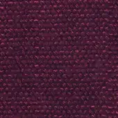 Burgundy fabric texture sample with a nubby, matte finish; catalog label reads "frag > fabric > cat. b > 44 ariel > ariel 44 001".