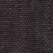 Dark brown woven fabric texture with a speckled pattern and short nubby pile, featuring integrated text “frag > fabric > cat. b > 44 ariel > ariel 44 405”.