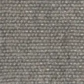 Woven gray fabric texture with a grid pattern, heathered tonal variations, and a nubby surface; label reads "frag > fabric > cat. b > 44 ariel > ariel 44 601."