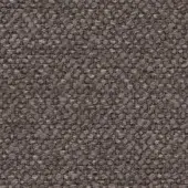 Smoky gray woven fabric texture with a nubby surface, heathered tonal variations, and a dense, matte finish displaying a uniform rounded pattern.