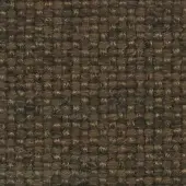 Woven fabric texture, deep brown and golden-beige, irregular pattern with embedded text; rough, nubby surface with thick yarn construction.