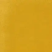 Mustard yellow woven fabric sample with a matte texture, displaying a tight fiber grid and a product code label: “frag > fabric > cat. c > 38 venere”.