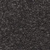 Black looped pile fabric with a dense, plush texture and uniform short loops; textile sample code frag > fabric > cat. c > 61 teddy > black 61 9821.