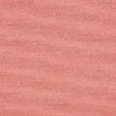 Coral-red textile with a dense grid of diamond perforations, identified as Steelcut Trio 50 526 fabric, displaying a consistent geometric pattern.