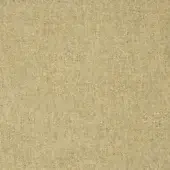 Golden-yellow melange fabric sample with a tightly woven, granular texture and matte finish; text reads “frag > fabric > cat. plus > 54 melange nap.”