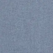 Woven fabric texture in blue-gray displays irregular pattern, with printed text “frag > fabric > cat. plus > 55 rewool > rewool 55 768”.