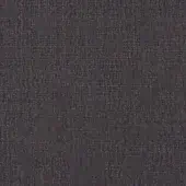 Charcoal gray fabric sample displaying a vertical ribbed texture, with heathered tonal variations and a finely woven, dense structure; fabric code visible.
