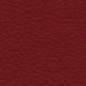 Raffaello leather texture, chili red shade 712, displays a repeating diamond pattern with a matte, pebble-like surface.