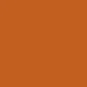 Orange 713 color swatch, matte finish, uniform field of warm saturated orange, smooth surface, background sample presentation.
