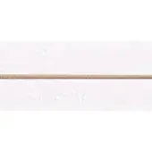Wooden dowel, light brown, cylindrical shape against a textured white background of sparkling, irregular particles in a studio setting.