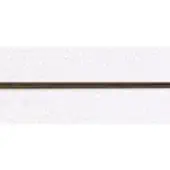 Dark brown elastic cord centered on a white glittery background, smooth texture, horizontal orientation, simple product showcase.