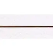 Dark brown cord stretched across a white glitter background, displaying a dense, sparkling texture and smooth, matte string.