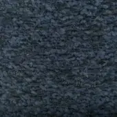 Boucle fabric, ultramarine blue, densely looped texture with nubby fibers and horizontal ridges, woven construction, saturated color.
