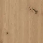 Light beige-brown wood texture with vertical grain, dark knots, and a smooth matte finish suggesting oak or similar hardwood with a light sealant.