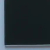 Graphite glass panel with matte finish and rectangular shape, studio shot displaying “ozzio mark less glass cr18 mark less graphite” text.