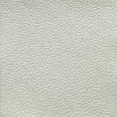 White pebble-grain leather texture with a dense, irregular pattern and matte finish, suitable for upholstery applications.