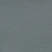 Light gray pebbled leather texture with matte finish, irregular grain, and subtle shading; “ozzio” brand label visible.
