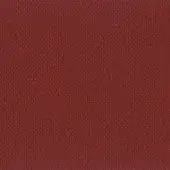 Lapalma Maya Fidivi fabric sample, brick red woven textile, dense matte texture with linear fiber arrangement and printed label.
