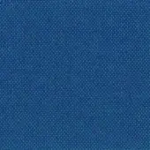 Blue woven fabric texture with teal flecks, displaying a dense grid pattern and matte finish against a neutral backdrop.