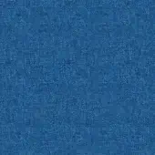 Blue woven fabric sample displaying a dense, rectangular grid pattern with matte finish and subtle tonal variations in texture.