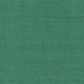 Teal woven fabric sample with a matte finish, displaying a grid pattern from horizontal and vertical threads; “crisp gabriel” fabric, “crisp 4605”.